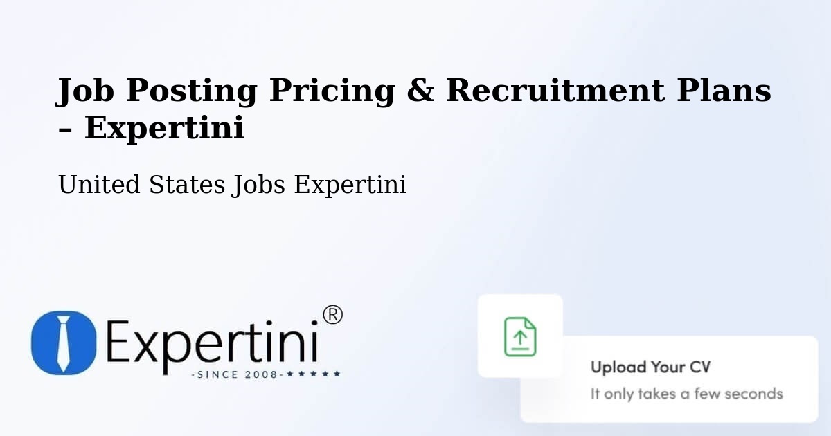 Job Posting Pricing & Recruitment Plans – Intercourse - Intercourse, United States Jobs Expertini